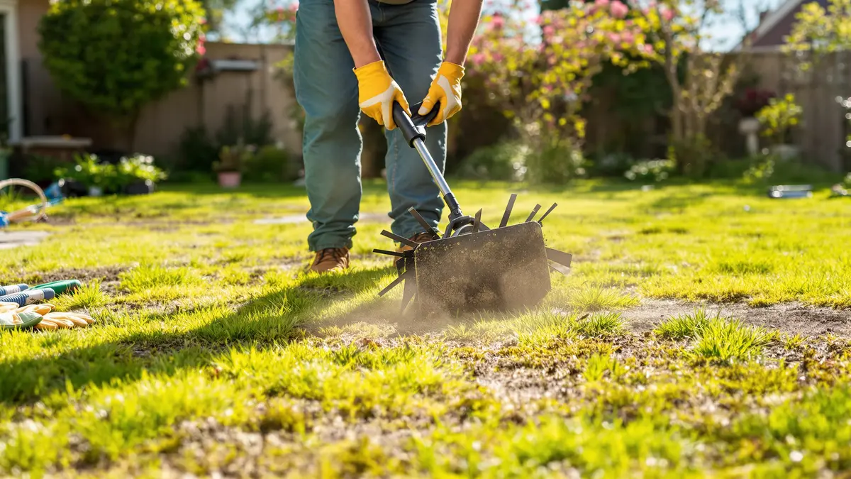 Mijn gazon was geel en vol mos: één eenvoudige lentetip veranderde alles zonder schade, en ik heb weer een stralende tuin.