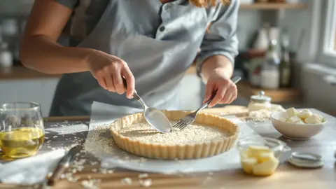 Dit krokante taartdeeg op basis van granen is klaar in 5 minuten en bespaart je tijd en boter.